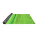 Sideview of Abstract Green Modern Rug, abs5524grn