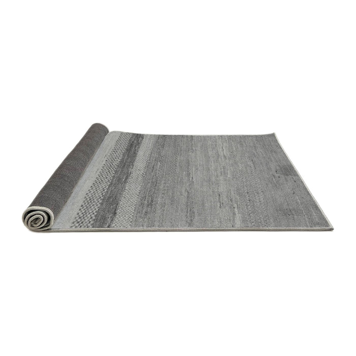 Sideview of Abstract Gray Modern Rug, abs5524gry