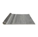 Sideview of Abstract Gray Modern Rug, abs5524gry