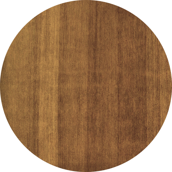 Round Abstract Brown Modern Rug, abs5525brn
