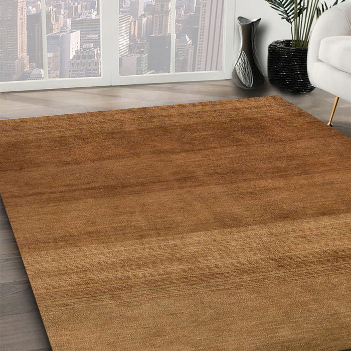 Machine Washable Abstract Sedona Brown Rug in a Family Room, wshabs5525