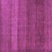 Square Machine Washable Abstract Purple Modern Area Rugs, wshabs5525pur