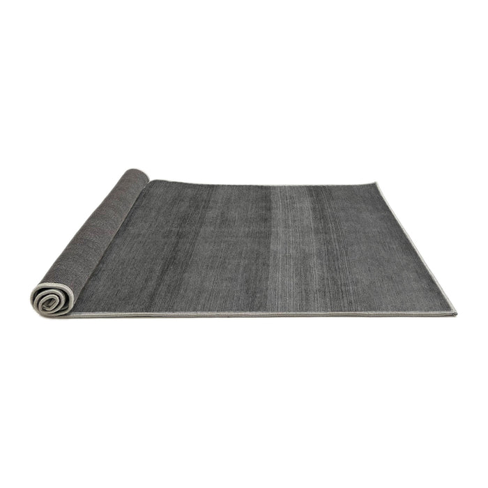 Sideview of Abstract Gray Modern Rug, abs5525gry