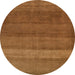 Round Abstract Sedona Brown Modern Rug, abs5525