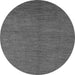 Round Machine Washable Abstract Gray Modern Rug, wshabs5526gry