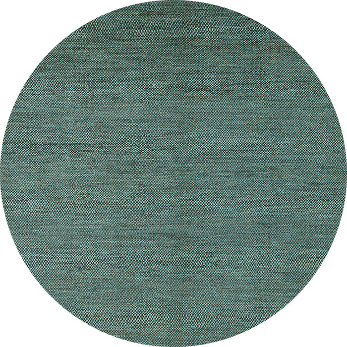 Round Abstract Light Blue Modern Rug, abs5526lblu