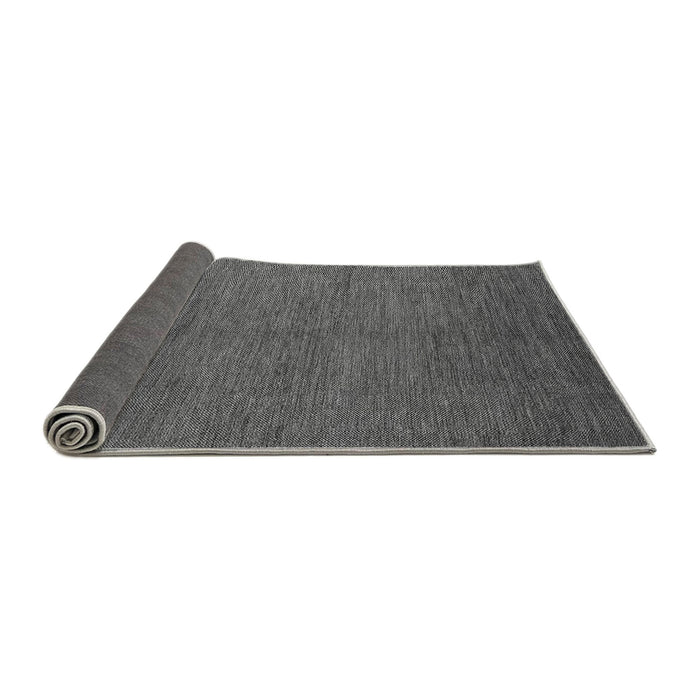 Sideview of Abstract Gray Modern Rug, abs5526gry