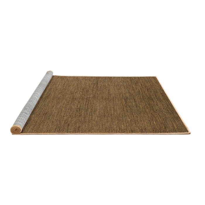 Sideview of Machine Washable Abstract Brown Modern Rug, wshabs5526brn