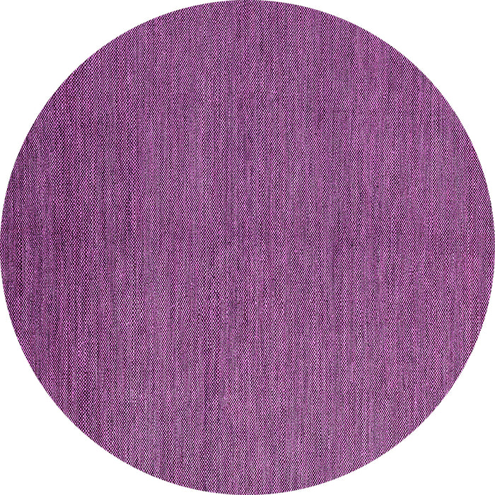 Round Abstract Purple Modern Rug, abs5526pur
