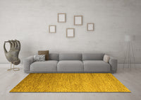 Machine Washable Abstract Yellow Modern Rug, wshabs5527yw