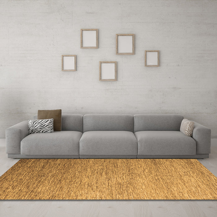 Machine Washable Abstract Brown Modern Rug in a Living Room,, wshabs5527brn