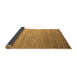 Sideview of Abstract Brown Modern Rug, abs5527brn