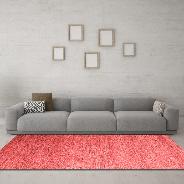 Modern Red Washable Rugs