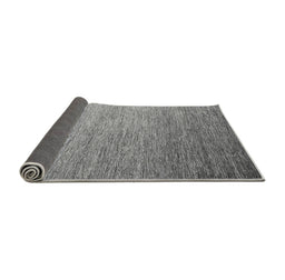 Sideview of Abstract Gray Modern Rug, abs5527gry