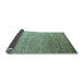 Sideview of Abstract Light Blue Modern Rug, abs5527lblu