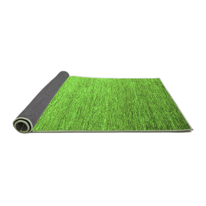Sideview of Abstract Green Modern Rug, abs5527grn