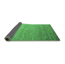 Sideview of Abstract Emerald Green Modern Rug, abs5527emgrn