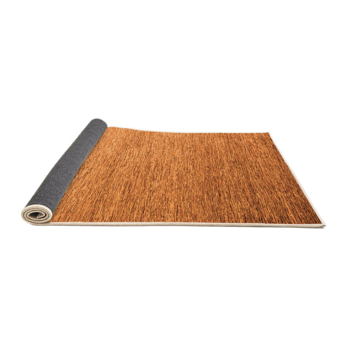 Sideview of Abstract Orange Modern Rug, abs5527org