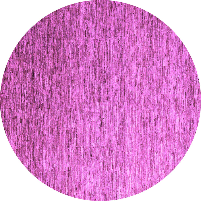 Round Machine Washable Abstract Purple Modern Area Rugs, wshabs5527pur