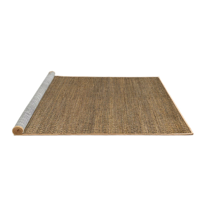 Sideview of Machine Washable Abstract Brown Sand Brown Rug, wshabs5528