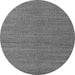 Round Abstract Gray Modern Rug, abs5528gry