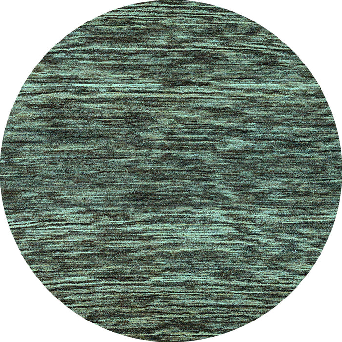 Round Abstract Light Blue Modern Rug, abs5529lblu