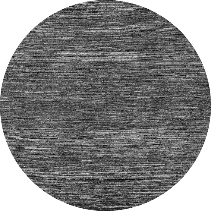 Round Abstract Gray Modern Rug, abs5529gry