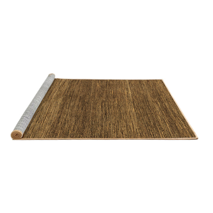 Sideview of Machine Washable Abstract Brown Modern Rug, wshabs5529brn