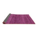 Sideview of Abstract Pink Modern Rug, abs5529pnk