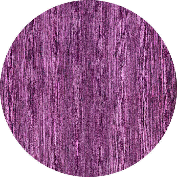 Round Machine Washable Abstract Purple Modern Area Rugs, wshabs5529pur