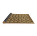 Sideview of Abstract Brown Modern Rug, abs552brn