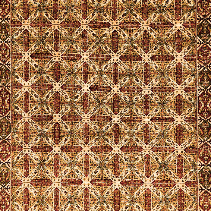 Machine Washable Abstract Orange Modern Area Rugs, wshabs552org