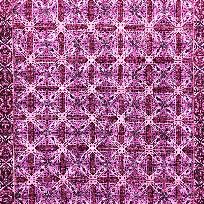 Machine Washable Abstract Pink Modern Rug, wshabs552pnk