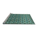 Sideview of Machine Washable Abstract Light Blue Modern Rug, wshabs552lblu