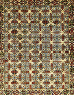 Machine Washable Abstract Bakers Brown Rug, wshabs552