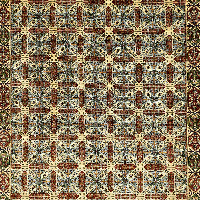 Machine Washable Abstract Bakers Brown Rug, wshabs552