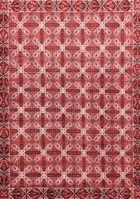 Abstract Red Modern Rug, abs552red