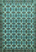 Machine Washable Abstract Light Blue Modern Rug, wshabs552lblu