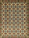 Abstract Bakers Brown Modern Rug, abs552