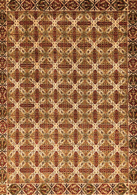 Abstract Orange Modern Rug, abs552org