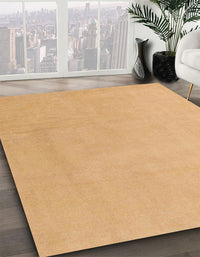 Abstract Orange Solid Rug, abs5530