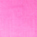 Square Machine Washable Solid Pink Modern Rug, wshabs5530pnk