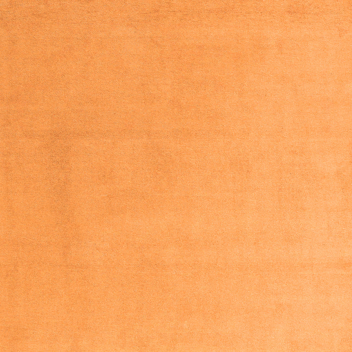 Square Machine Washable Solid Orange Modern Area Rugs, wshabs5530org