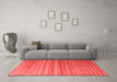 Modern Red Washable Rugs