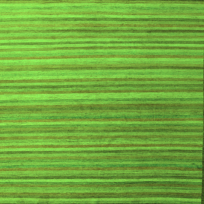 Square Abstract Green Modern Rug, abs5531grn