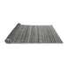 Sideview of Abstract Gray Modern Rug, abs5531gry