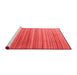 Modern Red Washable Rugs