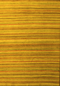 Abstract Yellow Modern Rug, abs5531yw