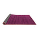 Sideview of Abstract Pink Modern Rug, abs5532pnk