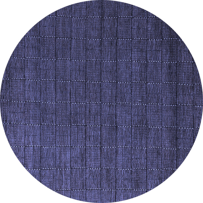 Round Machine Washable Abstract Blue Modern Rug, wshabs5532blu